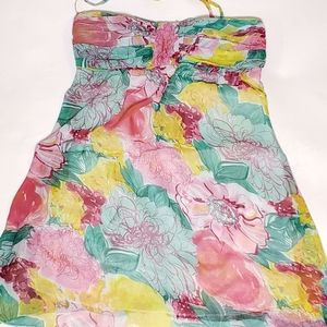 Floral Halter Dress